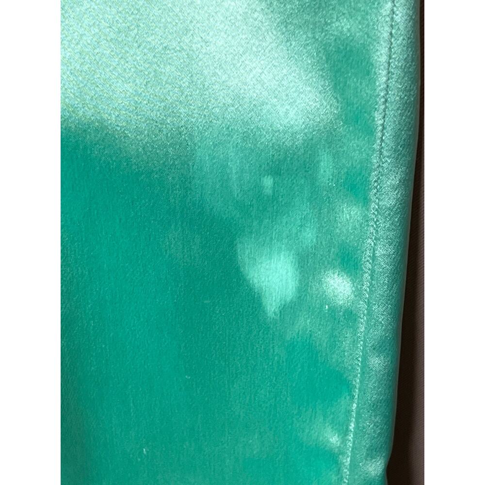 Aliette Green Silk Wide Leg Pants 4 - Picture 13 of 15